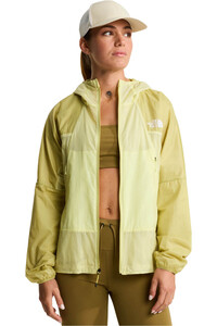 The North Face chaqueta softshell mujer W RIDGELITE FUTUREFLEECE WIND JACKET vista detalle