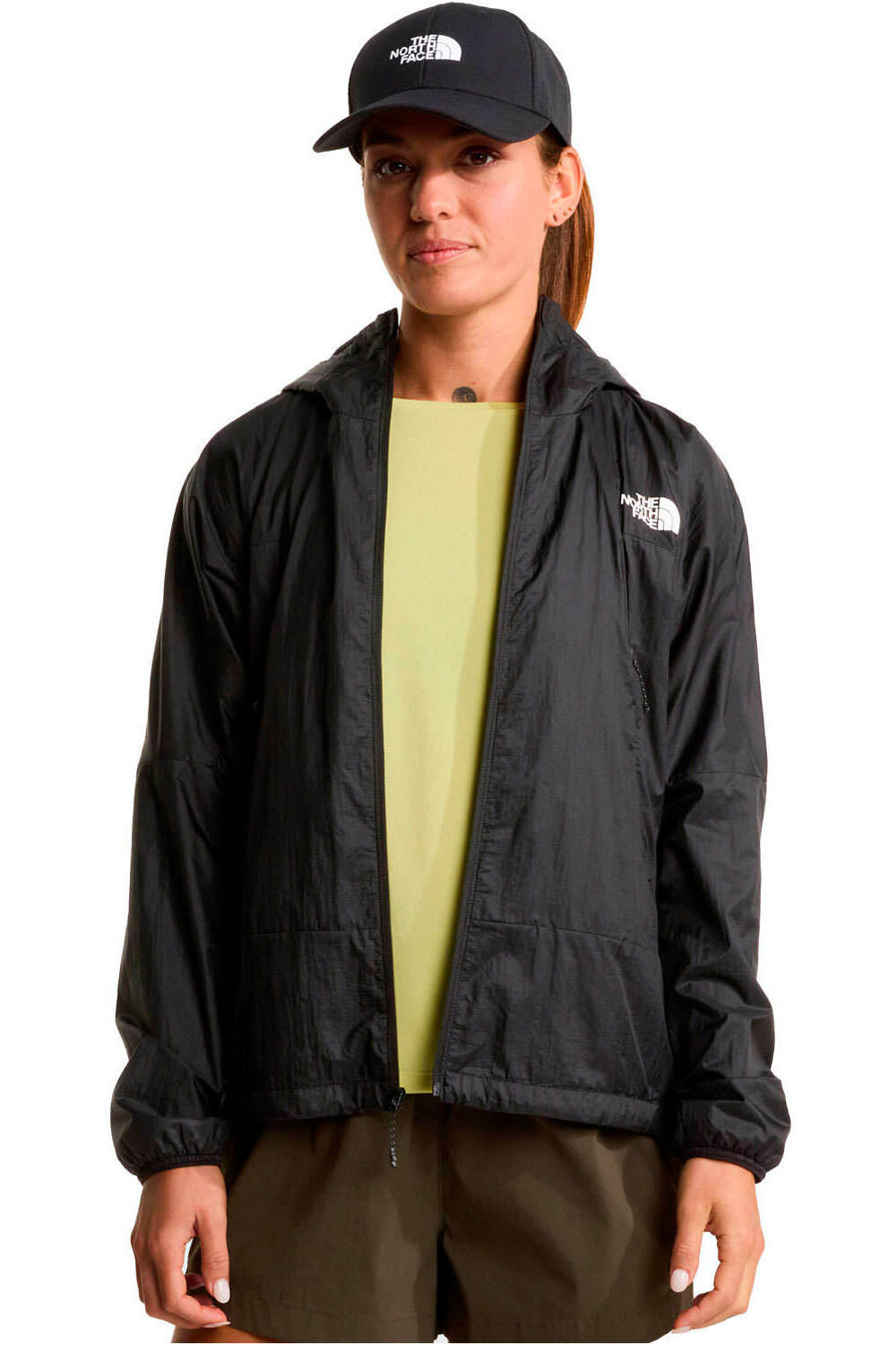 The North Face chaqueta softshell mujer W RIDGELITE FUTUREFLEECE WIND JACKET vista detalle