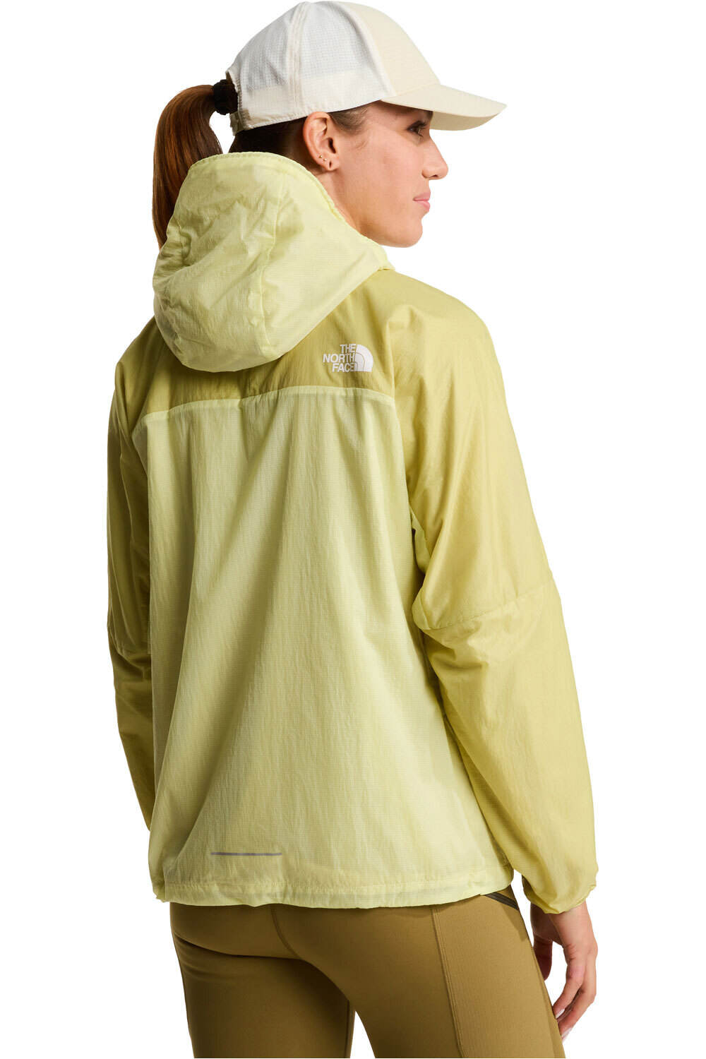The North Face chaqueta softshell mujer W RIDGELITE FUTUREFLEECE WIND JACKET vista trasera