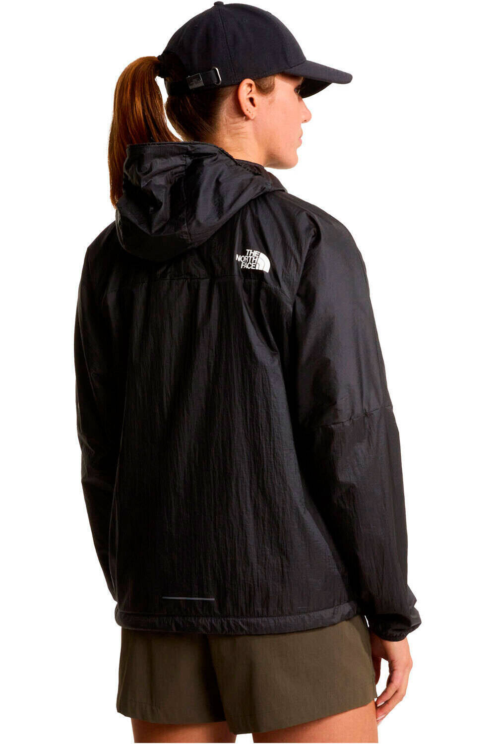 The North Face chaqueta softshell mujer W RIDGELITE FUTUREFLEECE WIND JACKET vista trasera