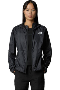 The North Face chaqueta softshell mujer W TNF CYCLONE WIND JACKET vista detalle
