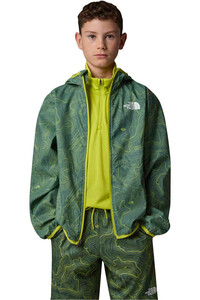 The North Face chaqueta softshell niño B TNF CYCLONE WIND JACKET vista detalle