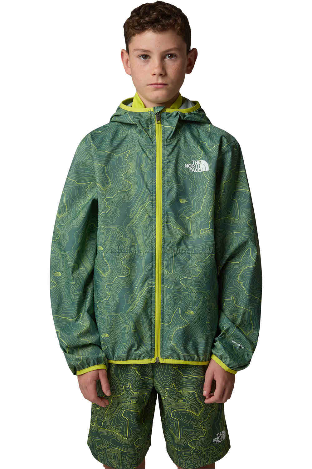 The North Face chaqueta softshell niño B TNF CYCLONE WIND JACKET vista frontal