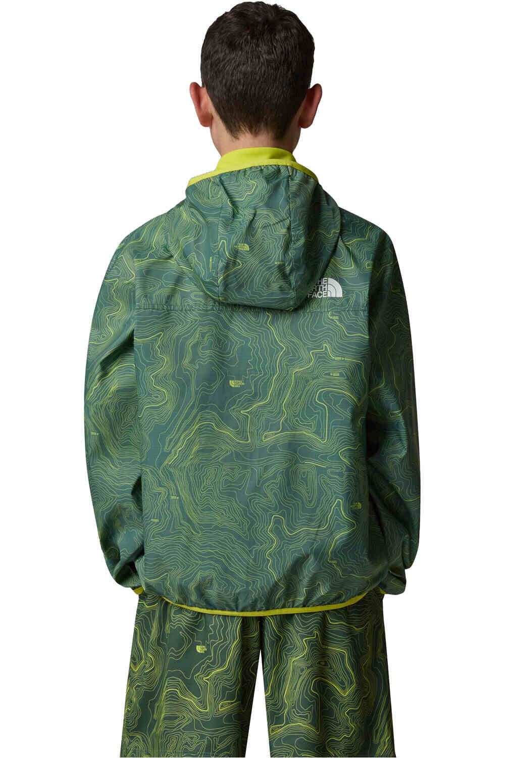 The North Face chaqueta softshell niño B TNF CYCLONE WIND JACKET vista trasera