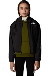 The North Face chaqueta softshell niño G NEVER STOP HOODED WINDWALL JACKET vista detalle