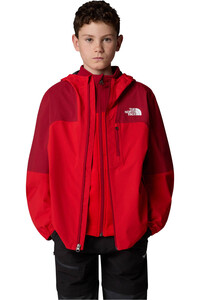 The North Face chaqueta softshell niño TEEN HIKE PACKABLE SHELL vista detalle