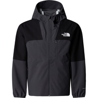 The North Face chaqueta softshell niño TEEN HIKE PACKABLE SHELL vista detalle