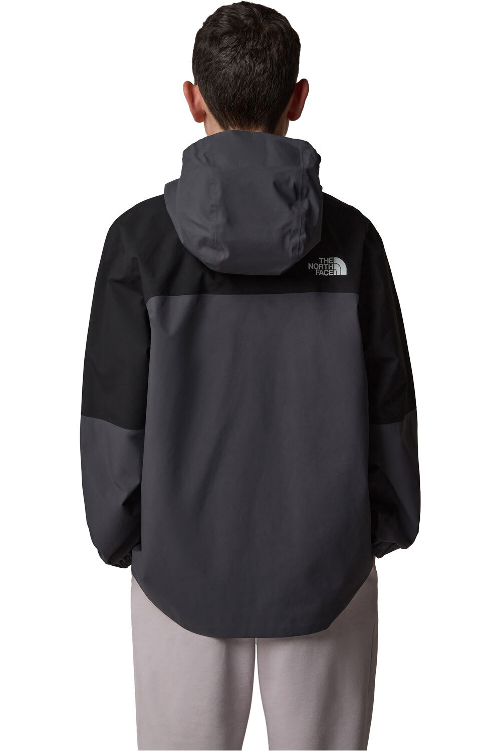 The North Face chaqueta softshell niño TEEN HIKE PACKABLE SHELL vista trasera