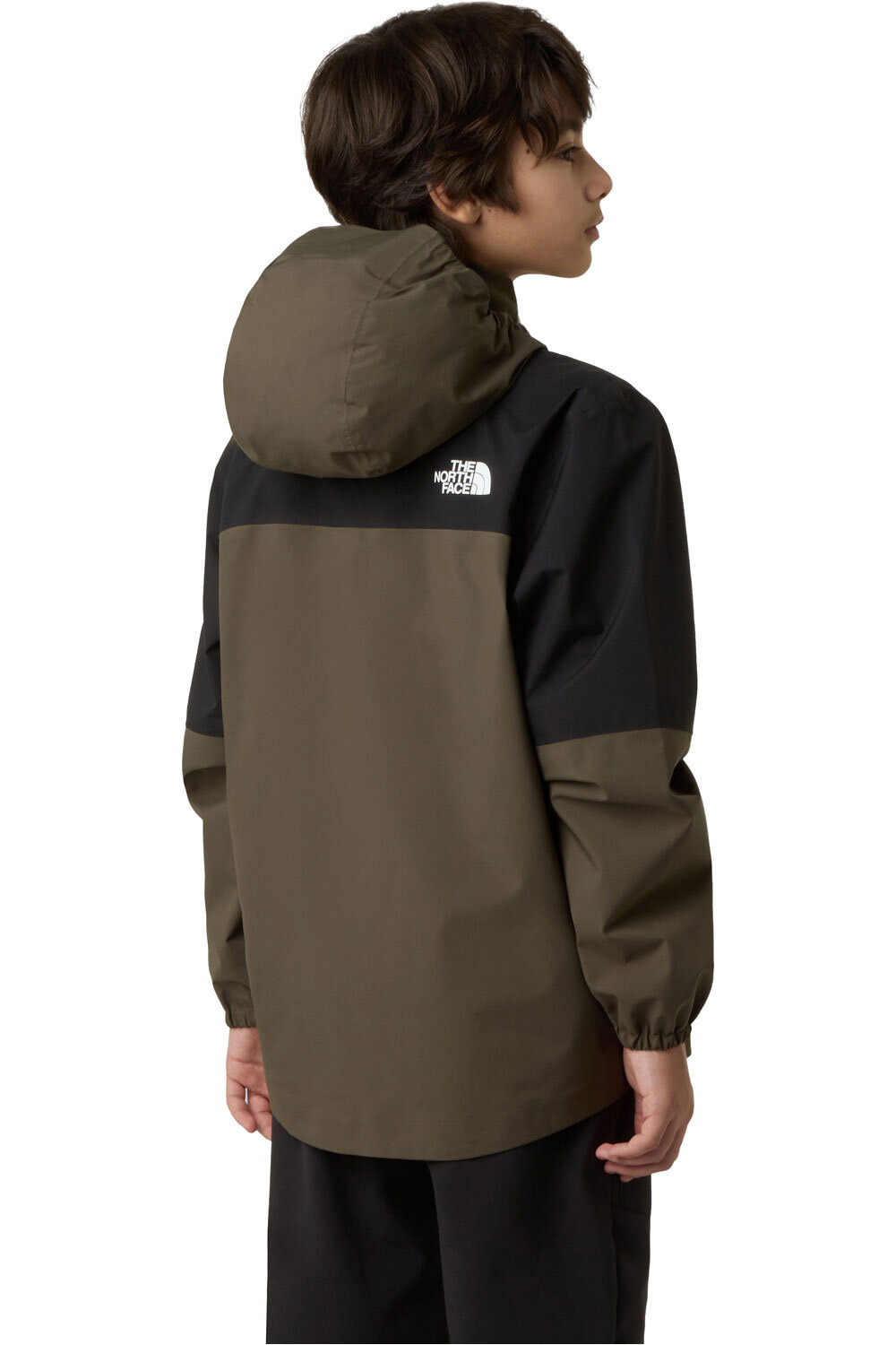 The North Face chaqueta softshell niño TEEN HIKE PACKABLE SHELL vista trasera