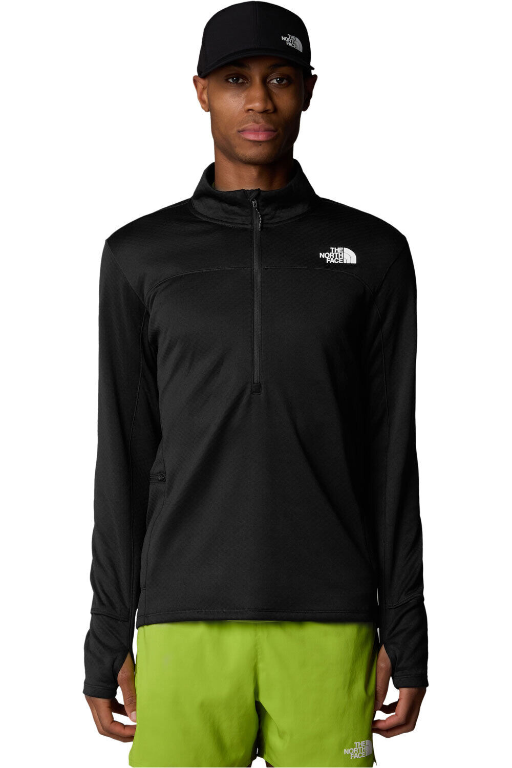 The North Face CHAQUETA TRAIL RUNNING HOMBRE M WINTER WARM PRO 1/4 ZIP vista frontal