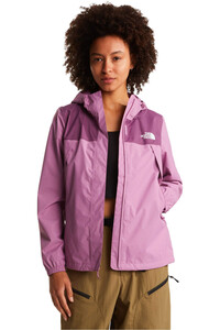 The North Face chubasquero mujer W ANTORA RAIN JACKET vista detalle