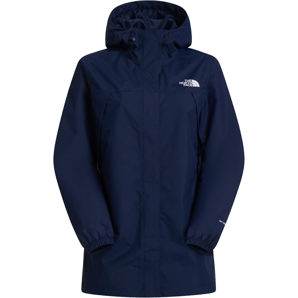 The North Face chubasquero mujer W ANTORA RAIN PARKA vista detalle