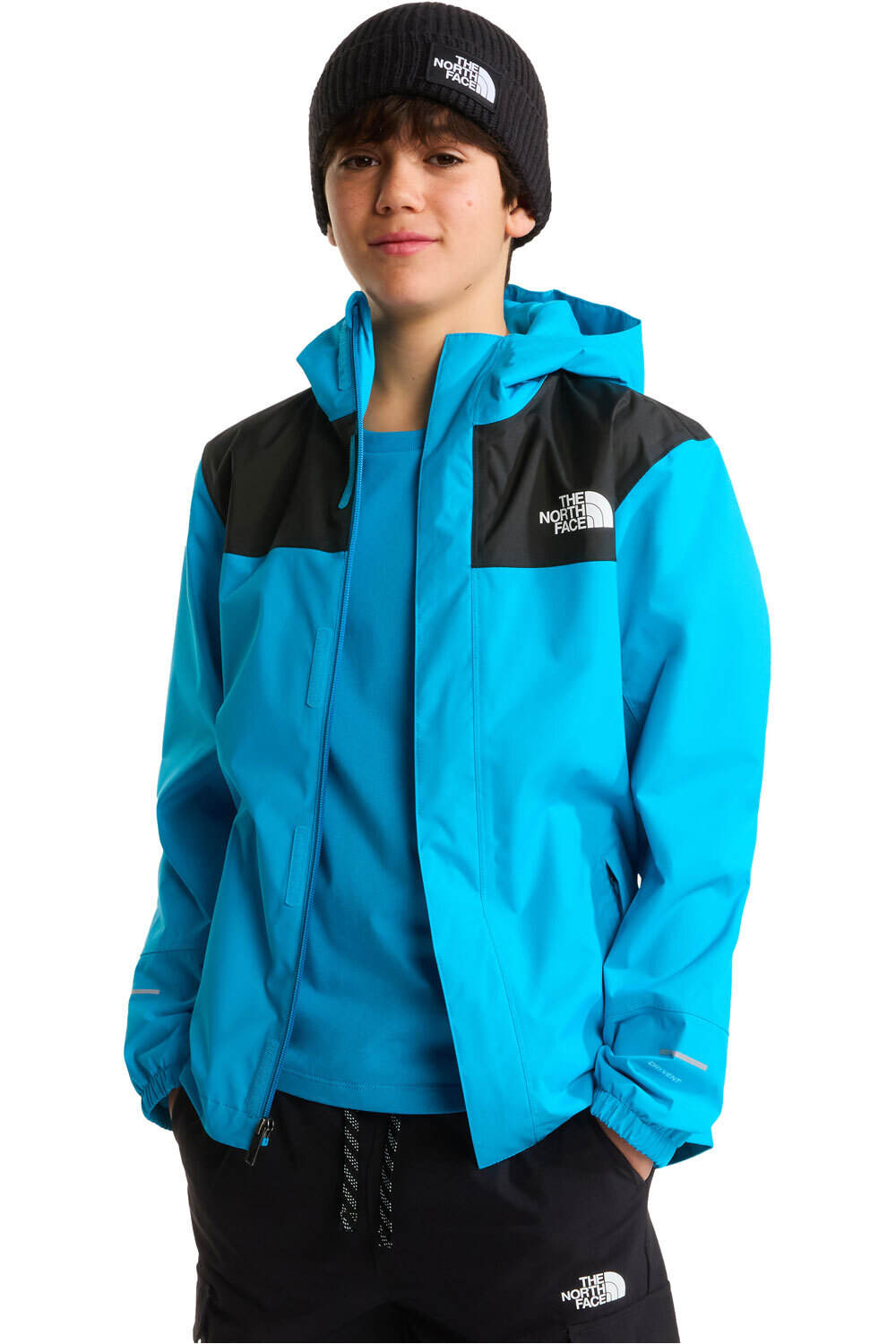 The North Face chubasquero niño B ANTORA RAIN JACKET vista frontal