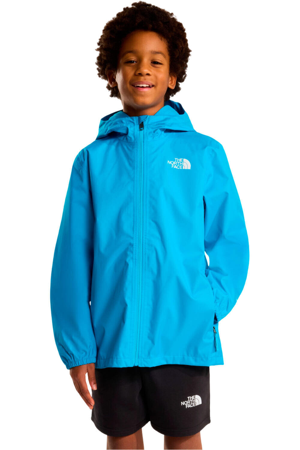 The North Face chubasquero niño TEEN ZIPLINE RAIN JACKET vista frontal