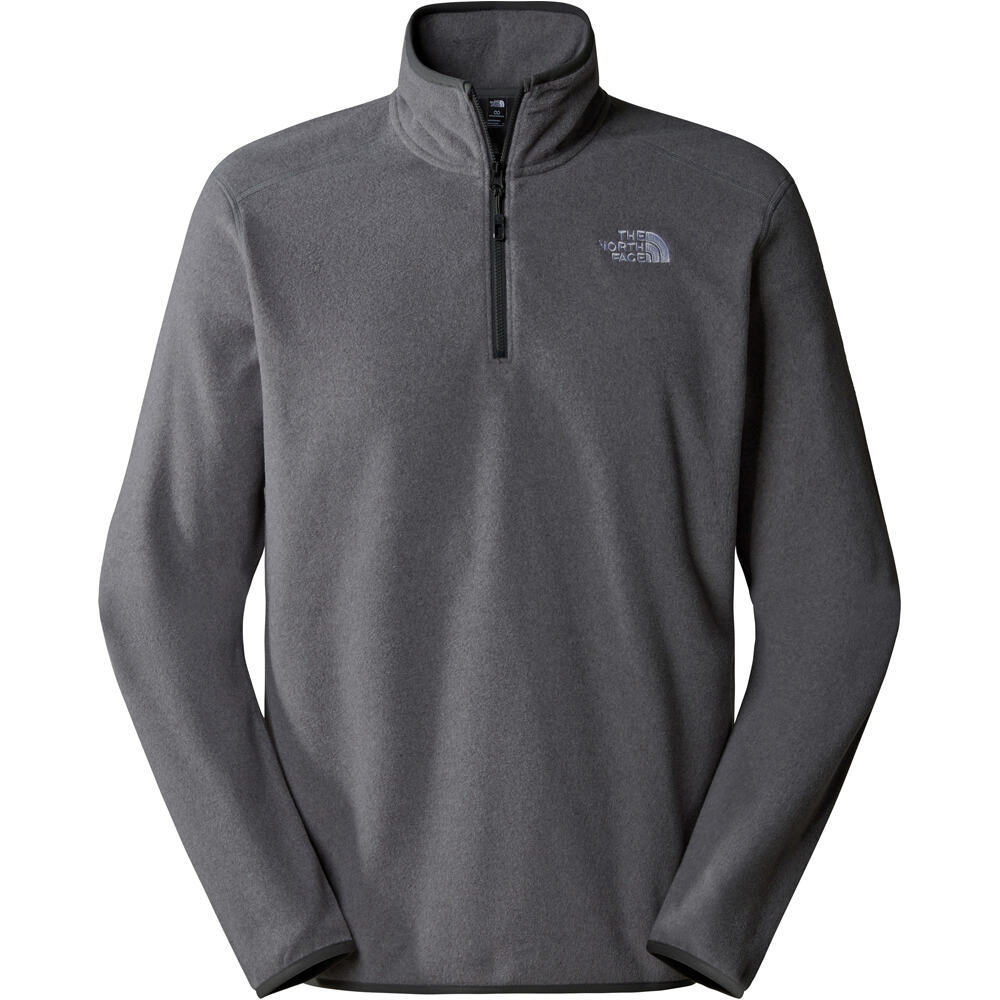 The North Face forro polar hombre M 100 GLACIER 1/4 ZIP vista detalle