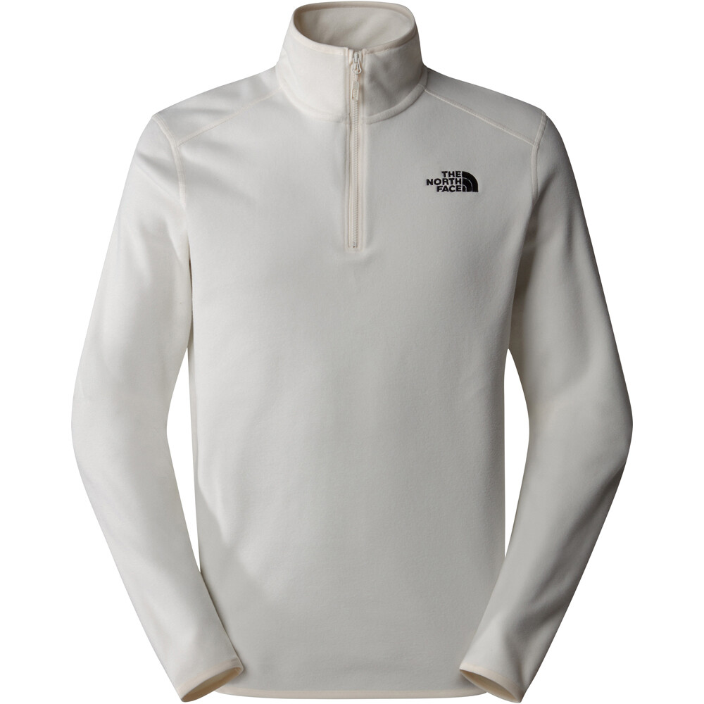 The North Face forro polar hombre M 100 GLACIER 1/4 ZIP vista detalle