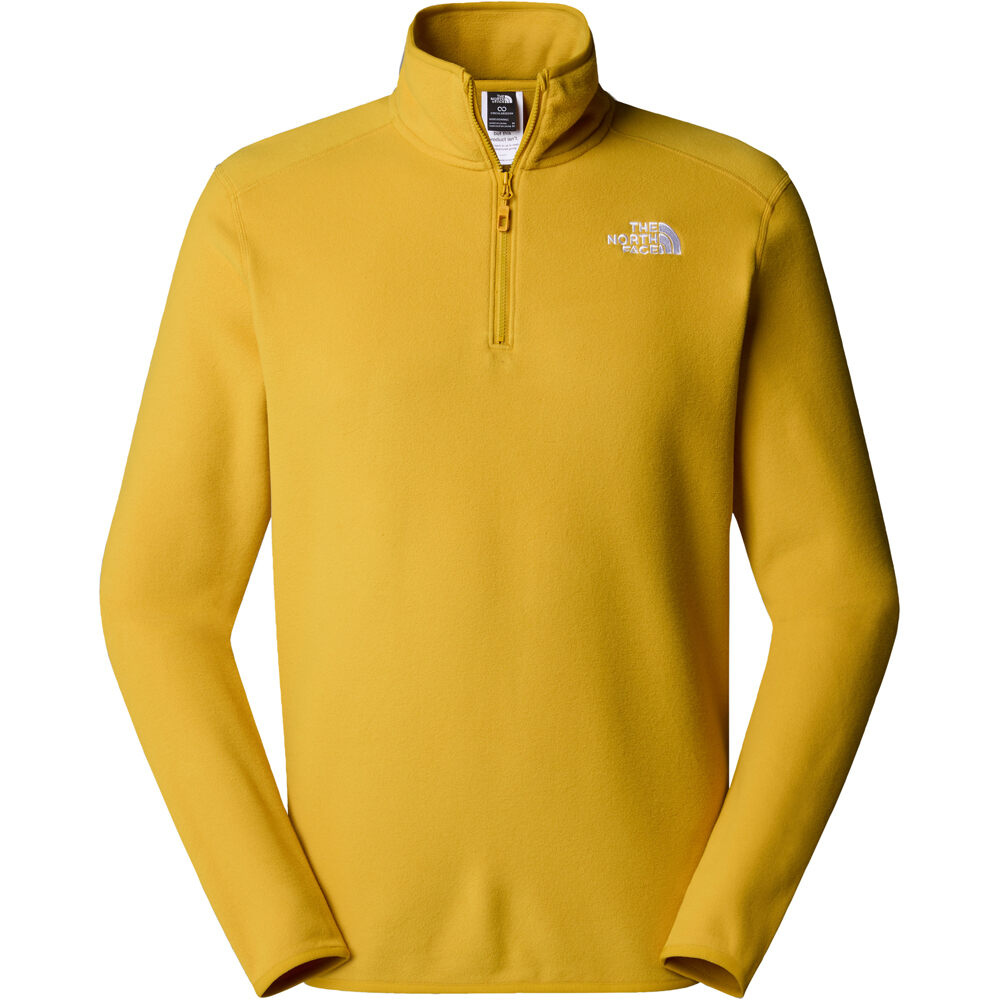 The North Face forro polar hombre M 100 GLACIER 1/4 ZIP vista detalle