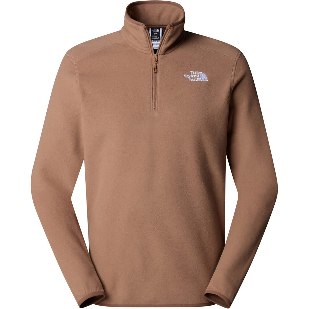 The North Face forro polar hombre M 100 GLACIER 1/4 ZIP vista detalle