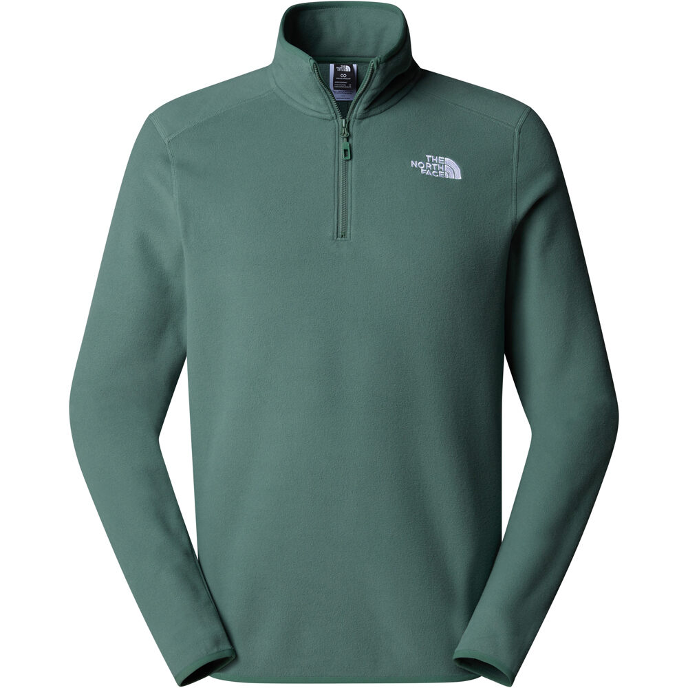 The North Face forro polar hombre M 100 GLACIER 1/4 ZIP vista detalle