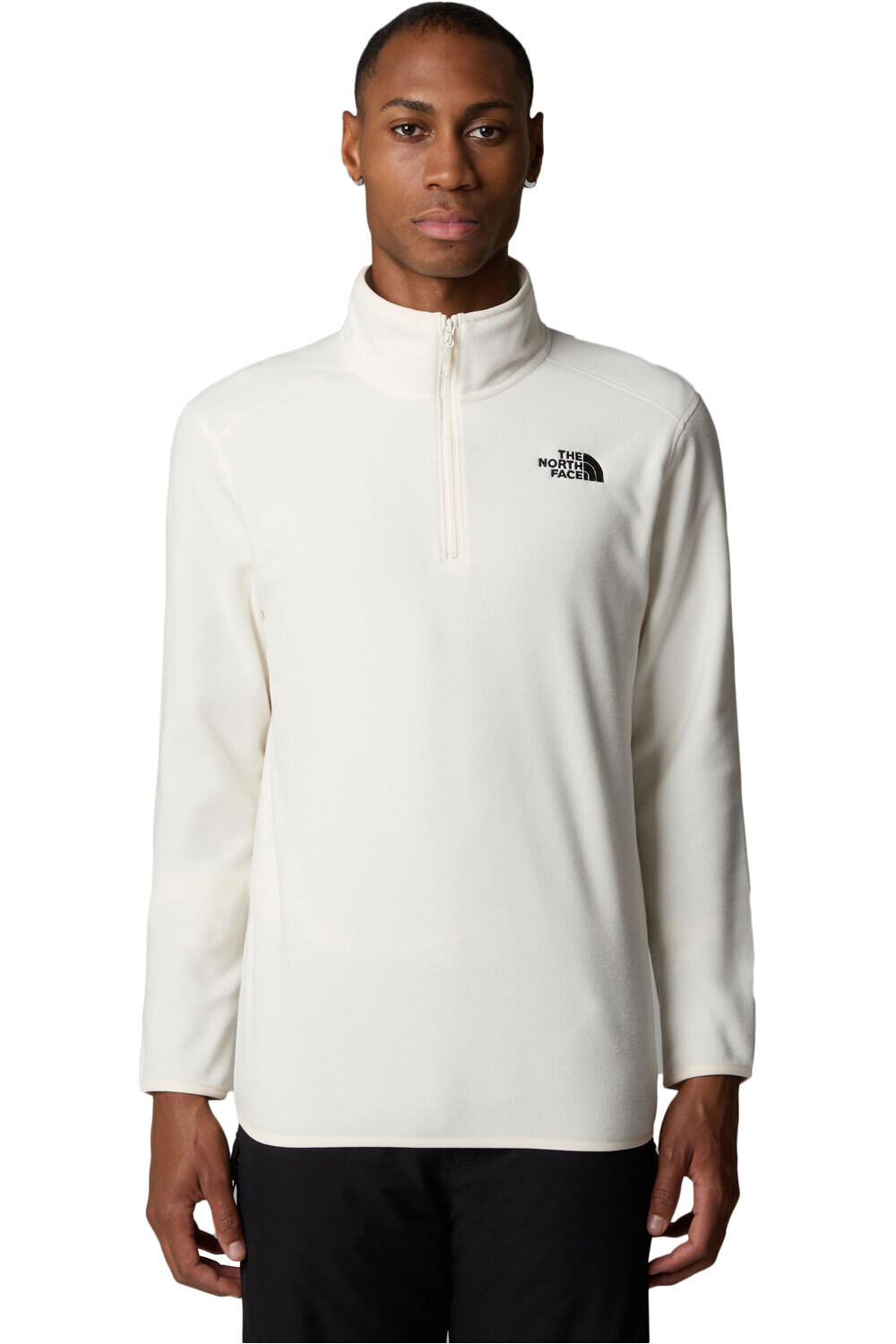 The North Face forro polar hombre M 100 GLACIER 1/4 ZIP vista frontal