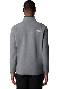 The North Face forro polar hombre M 100 GLACIER 1/4 ZIP vista trasera