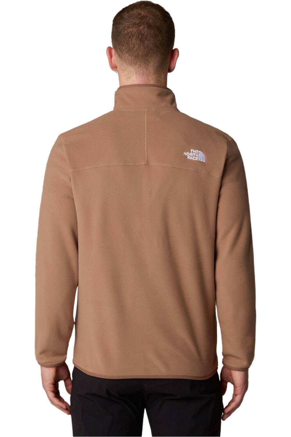 The North Face forro polar hombre M 100 GLACIER 1/4 ZIP vista trasera
