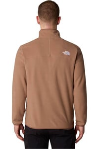 The North Face forro polar hombre M 100 GLACIER 1/4 ZIP vista trasera