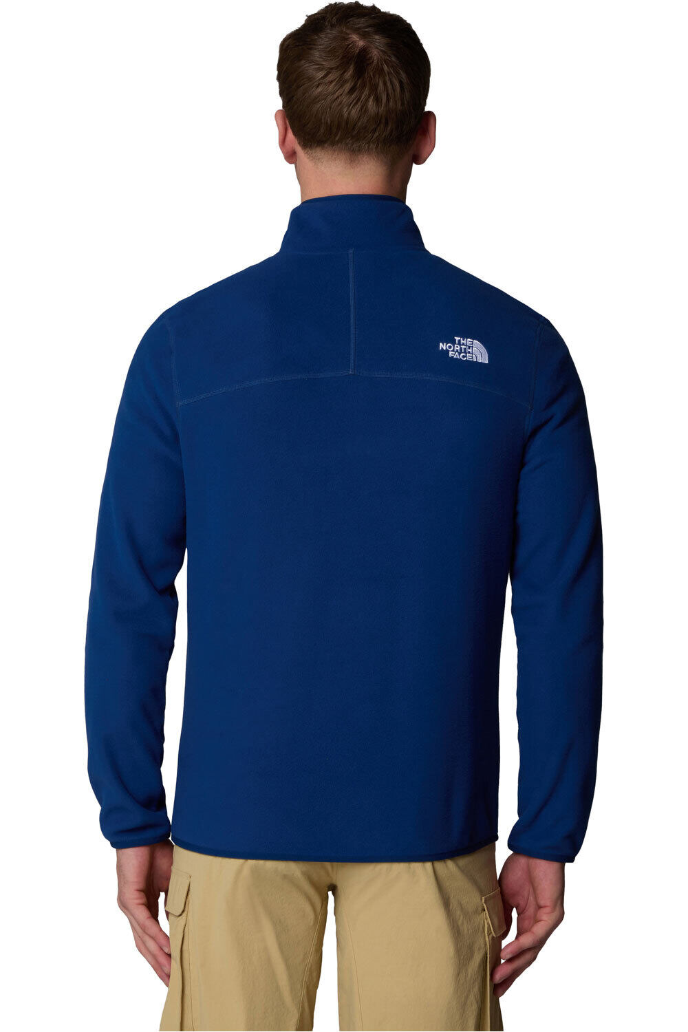 The North Face forro polar hombre M 100 GLACIER 1/4 ZIP vista trasera