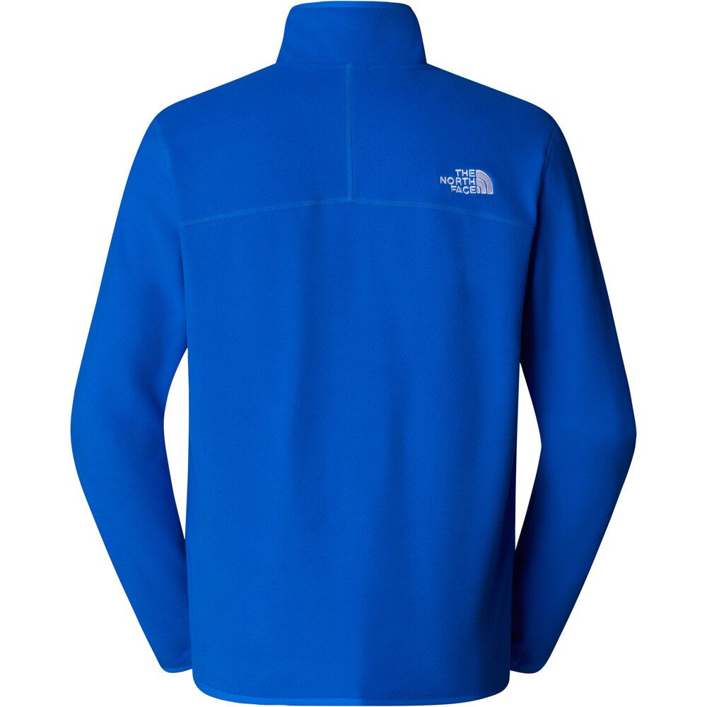 The North Face forro polar hombre M 100 GLACIER 1/4 ZIP vista trasera