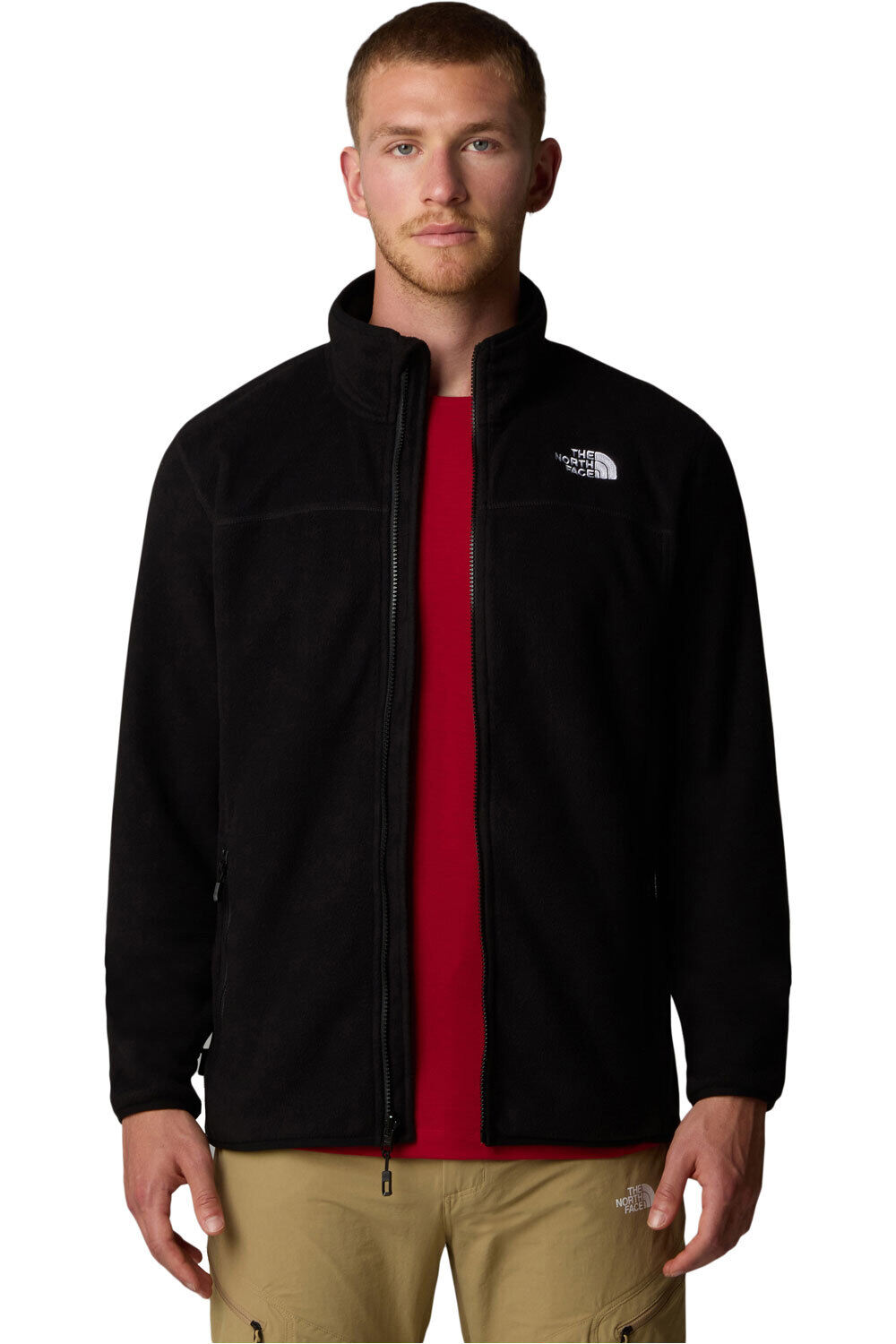 The North Face forro polar hombre M 100 GLACIER FULL ZIP vista detalle