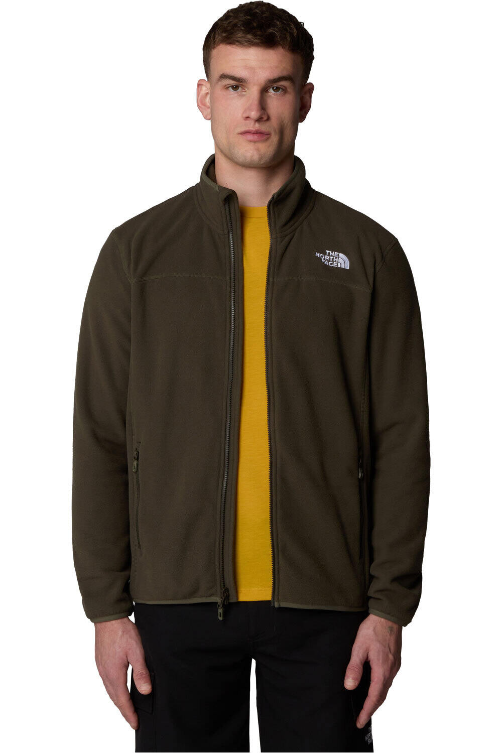 The North Face forro polar hombre M 100 GLACIER FULL ZIP vista detalle