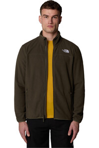 The North Face forro polar hombre M 100 GLACIER FULL ZIP vista detalle