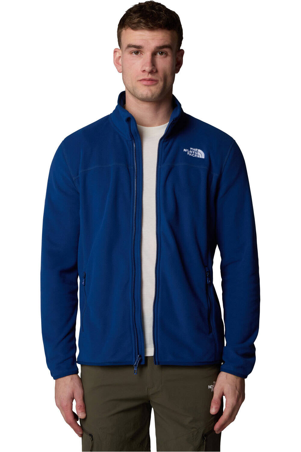 The North Face forro polar hombre M 100 GLACIER FULL ZIP vista detalle