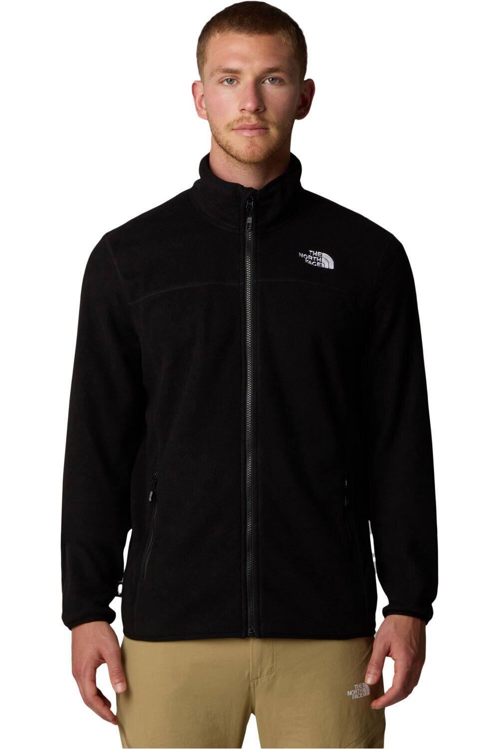 The North Face forro polar hombre M 100 GLACIER FULL ZIP vista frontal