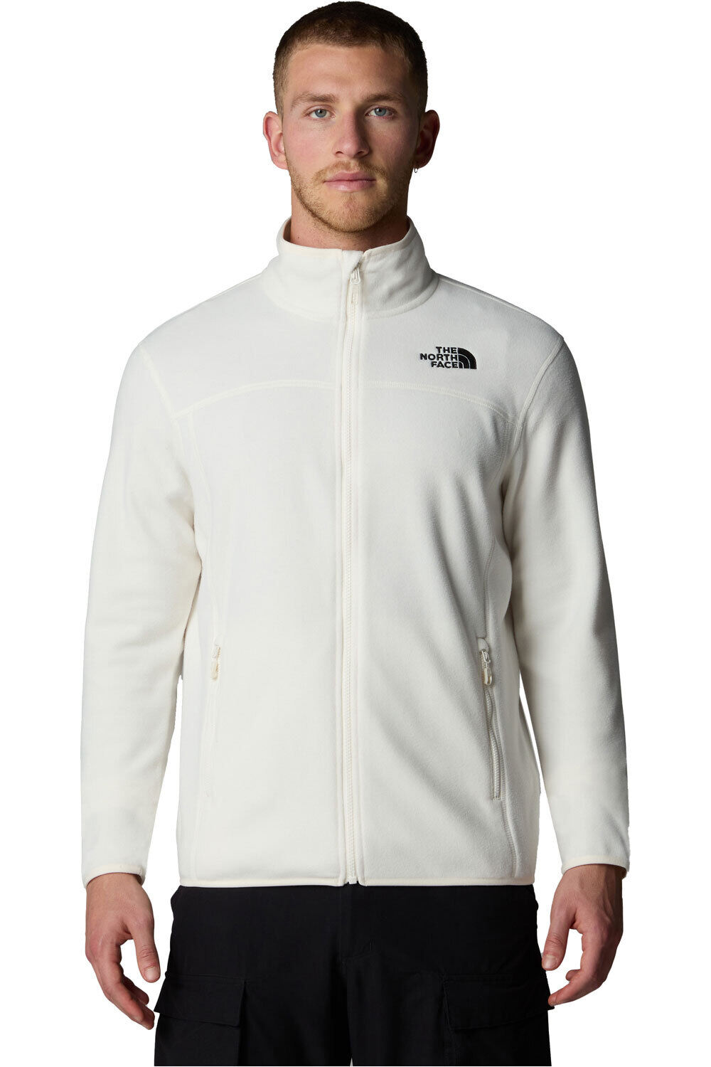 The North Face forro polar hombre M 100 GLACIER FULL ZIP vista frontal