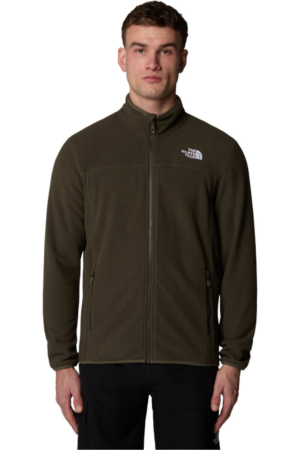 The North Face forro polar hombre M 100 GLACIER FULL ZIP vista frontal