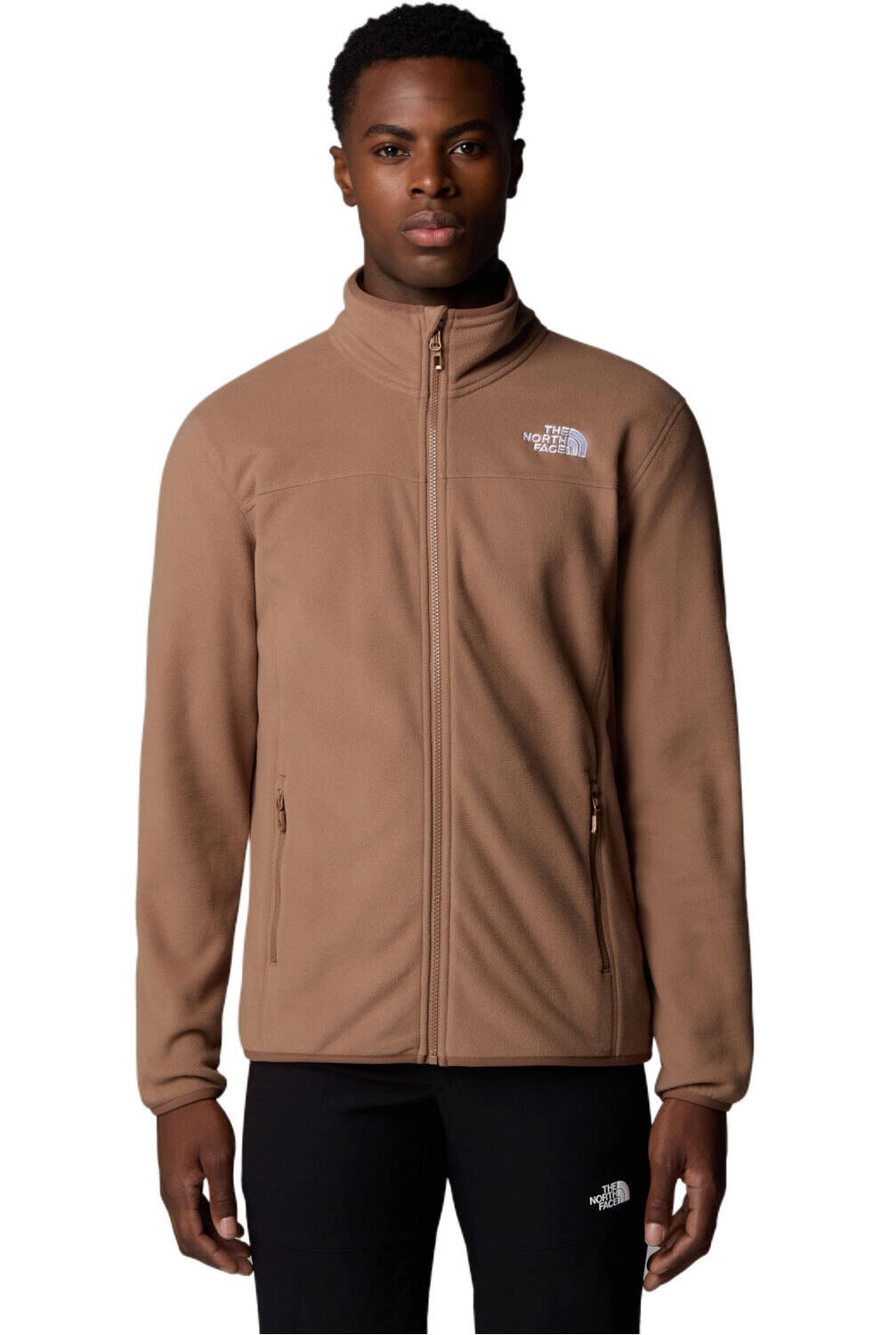 The North Face forro polar hombre M 100 GLACIER FULL ZIP vista frontal
