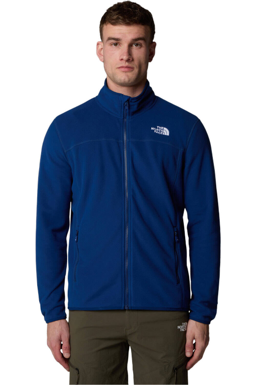 The North Face forro polar hombre M 100 GLACIER FULL ZIP vista frontal