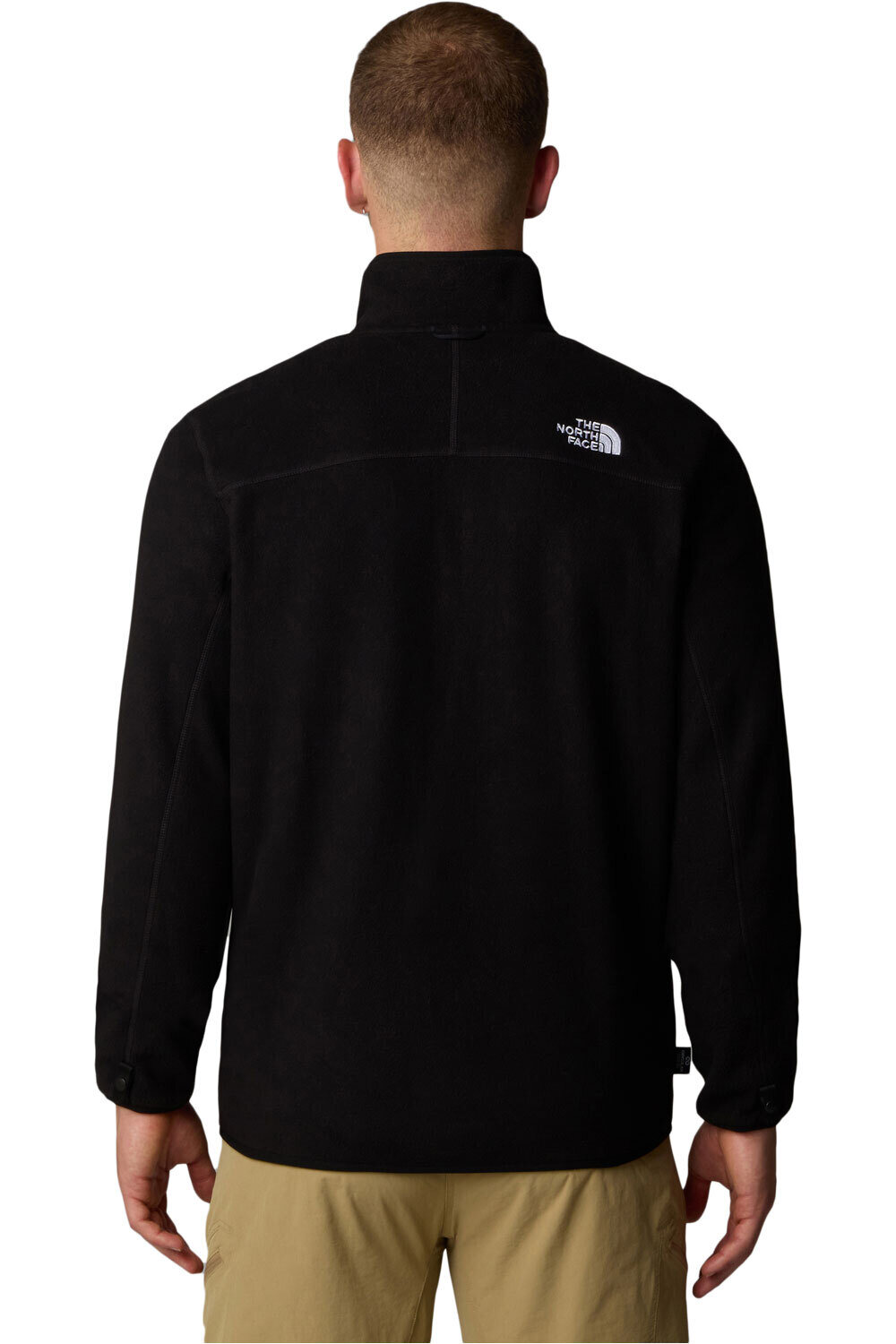 The North Face forro polar hombre M 100 GLACIER FULL ZIP vista trasera
