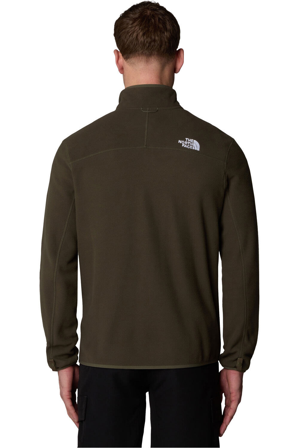 The North Face forro polar hombre M 100 GLACIER FULL ZIP vista trasera