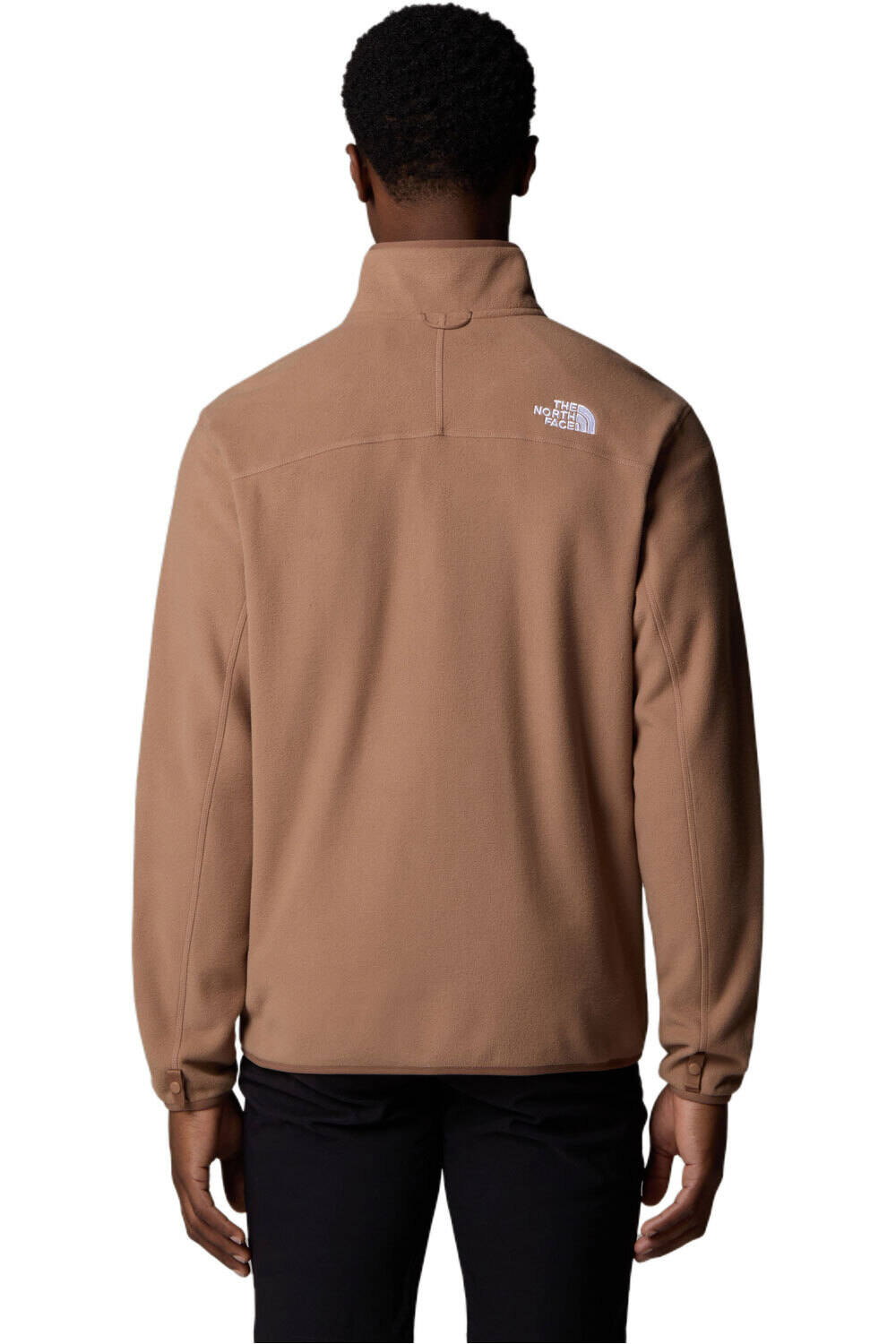 The North Face forro polar hombre M 100 GLACIER FULL ZIP vista trasera
