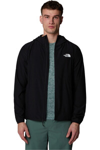 The North Face forro polar hombre M 24/7 WOVEN FZ HOOD vista detalle