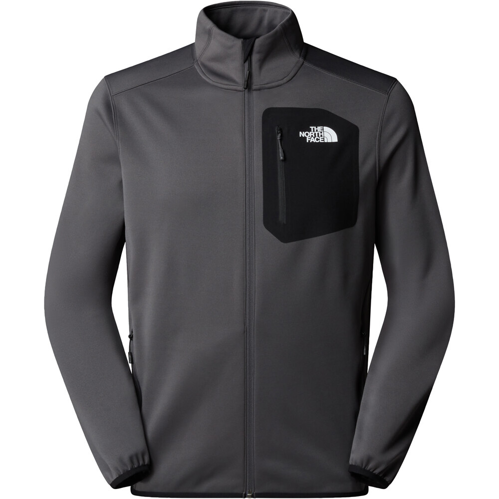 The North Face forro polar hombre M CREST FZ vista detalle