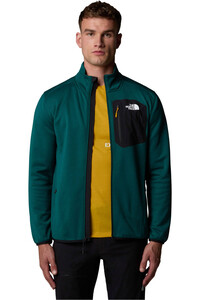 The North Face forro polar hombre M CREST FZ vista detalle