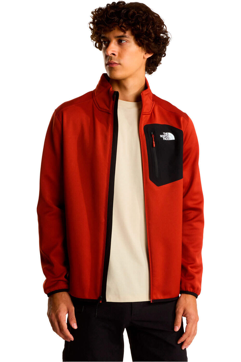 The North Face forro polar hombre M CREST FZ vista detalle