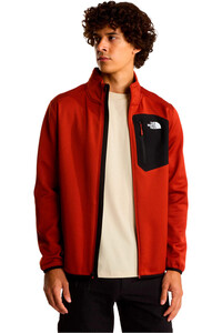 The North Face forro polar hombre M CREST FZ vista detalle