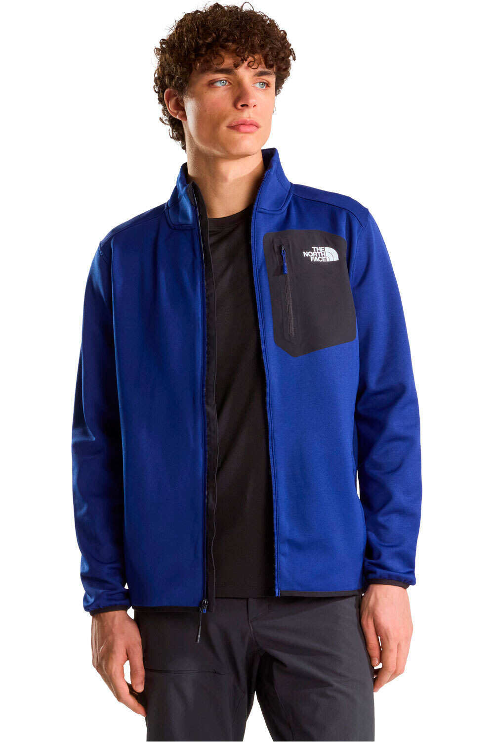 The North Face forro polar hombre M CREST FZ vista detalle