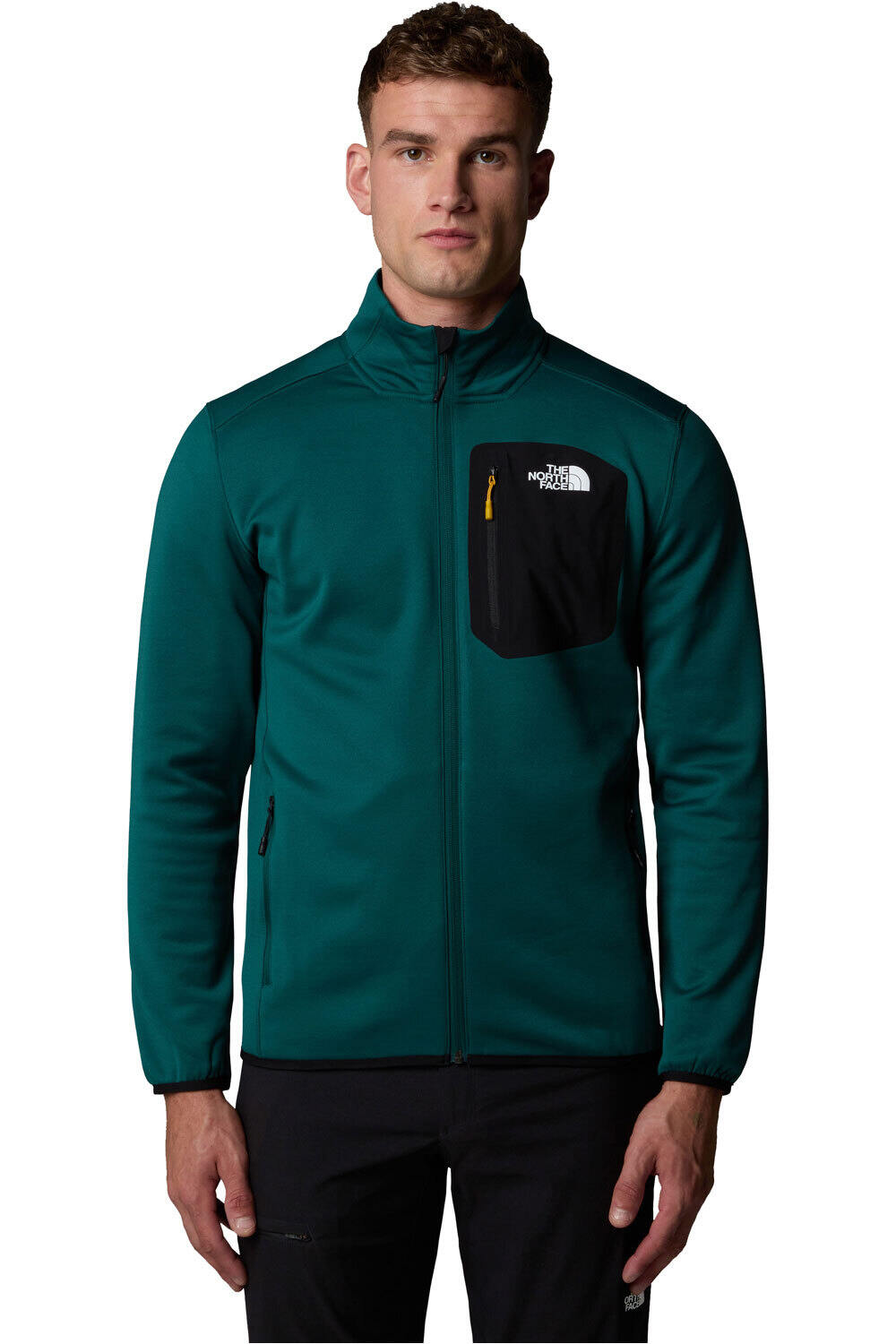 The North Face forro polar hombre M CREST FZ vista frontal