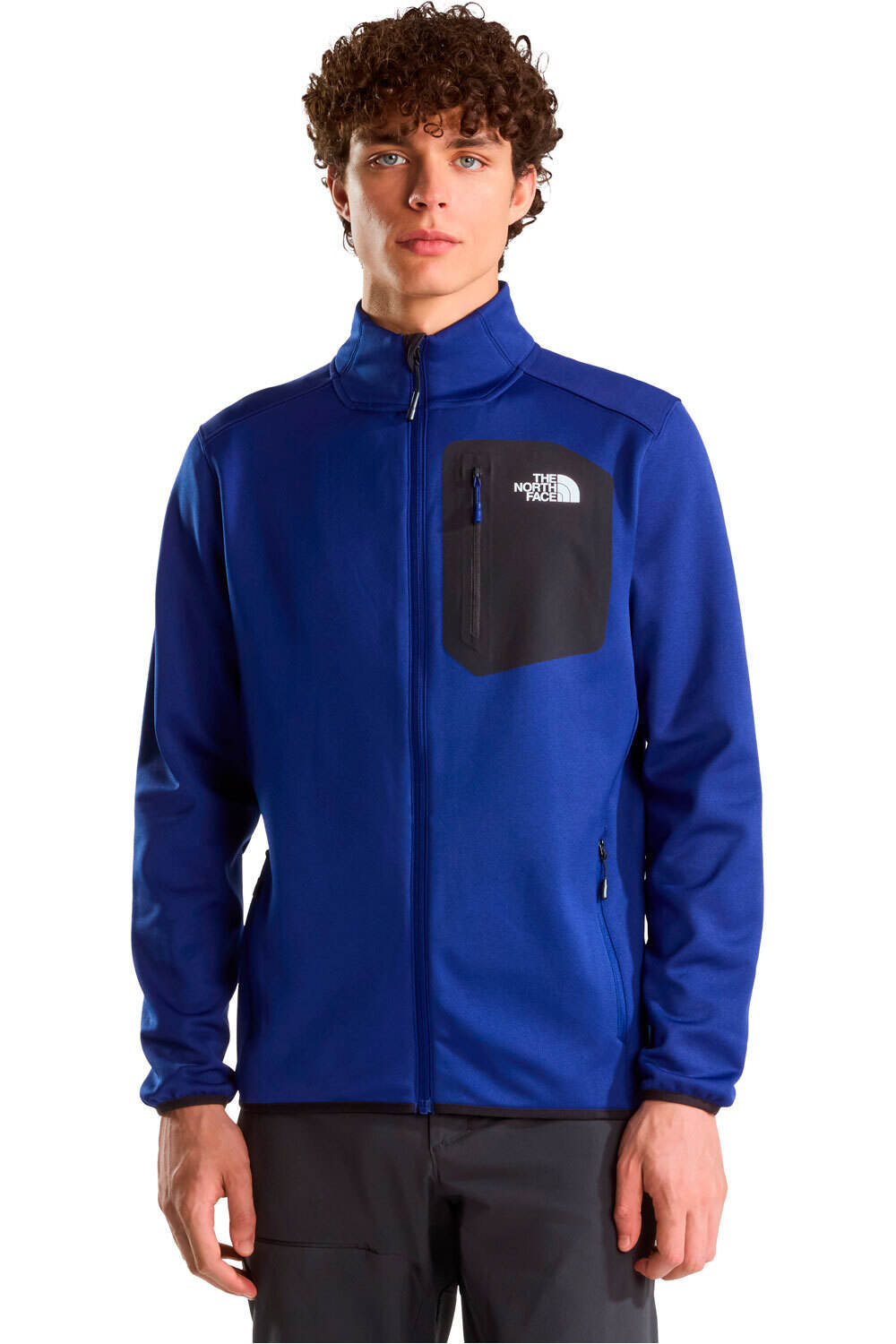 The North Face forro polar hombre M CREST FZ vista frontal