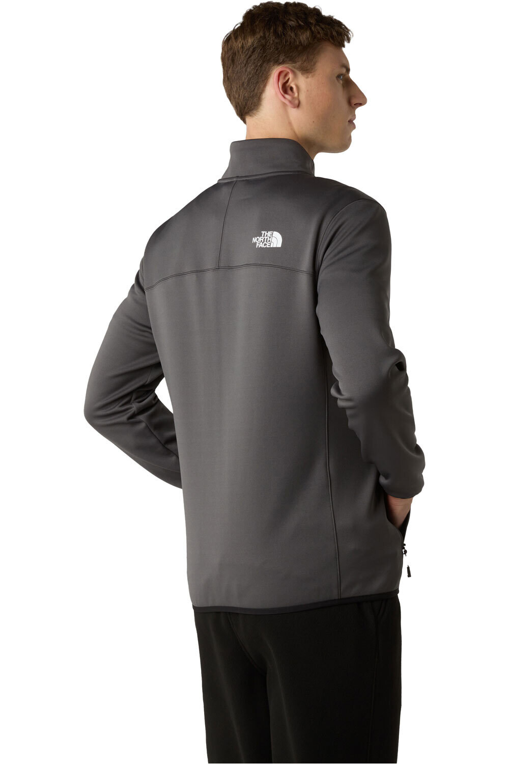 The North Face forro polar hombre M CREST FZ vista trasera